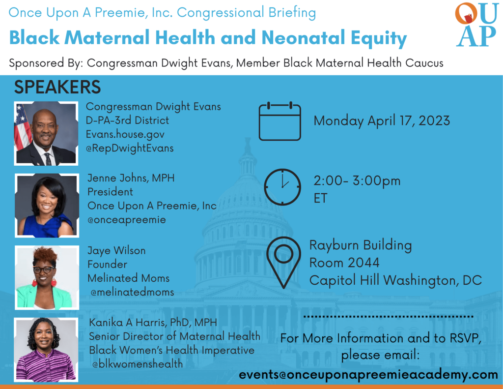 Black Maternal Health and Neonatal Equity Congressional Briefing